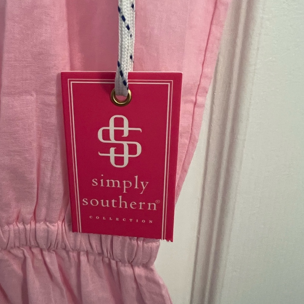 Simply Southern Pink Ruffle Top - Picture 3 of 8